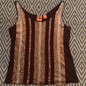 Tory Burch Sequin Tank Top